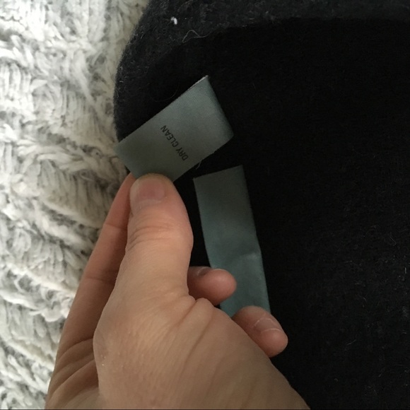 Vintage green herringbone Shawl-collar boiled wool jacket toggle closure - Picture 9 of 9